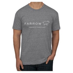Front of Farrow shirt - Powered by Smartlard
