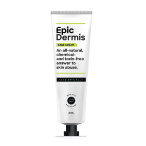 white tube with black letters of EpicDermis cream